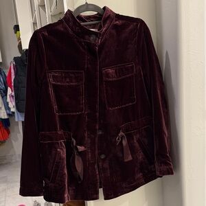 Loft velvet feel jacket
